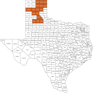 territory map of Plains Land Bank